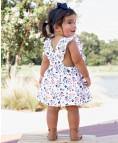 RuffleButt Berry Sweet Cross Back Dress | Cute Baby Clothes - CheDemiCouture.com